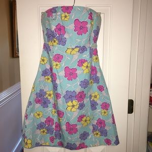 Lilly Pulitzer strapless short dress